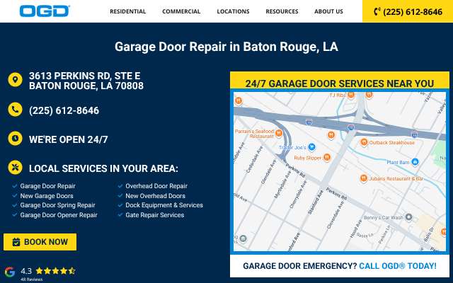 Page cited for OGD Overhead Garage Door