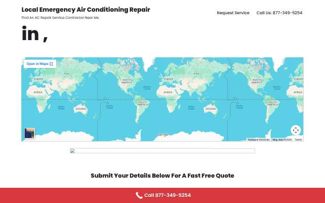 Air Kool Heat & Air's page as the assistant saw it