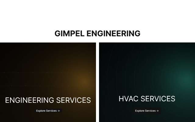 Gimpel Engineering's page as the assistant saw it