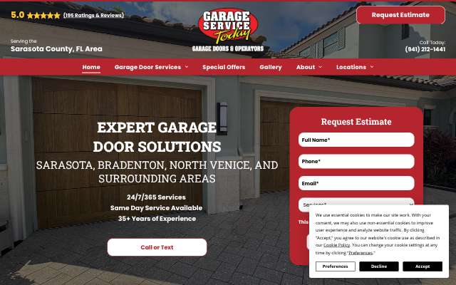 Page cited for Garage Service Today