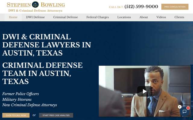 Stephen T. Bowling, DWI & Criminal Defense Attorneys's page as the assistant saw it