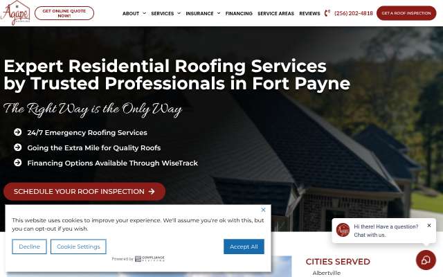 Page cited for Agape Roofing LLC