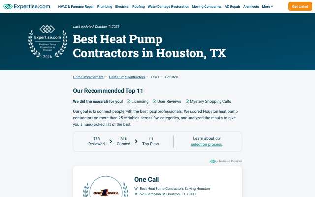 The Lee Thompson Company's page as the assistant saw it