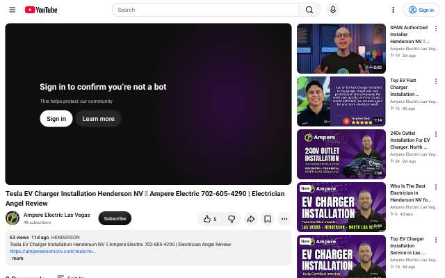 Page cited for Ampere Electric
