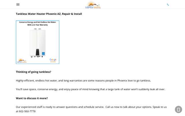 Plumber of Phoenix's page as the assistant saw it