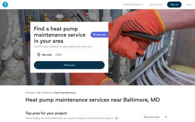 RAK Heating & AC LLC's page as the assistant saw it