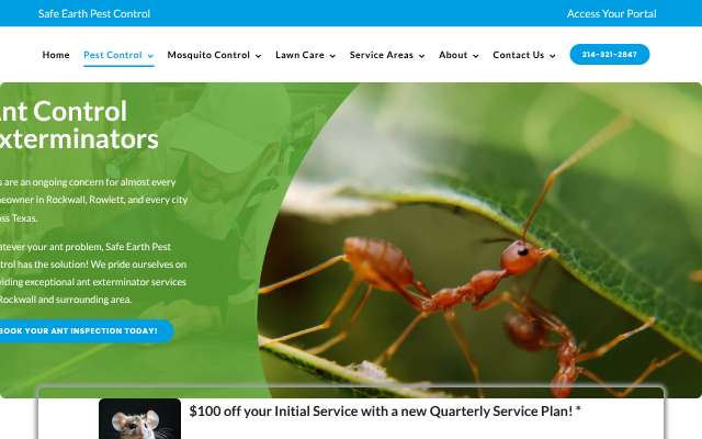 Page cited for Safe Earth Pest Control