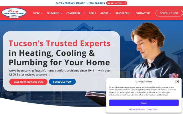 Page cited for Breezeways Air Conditioning & Heating