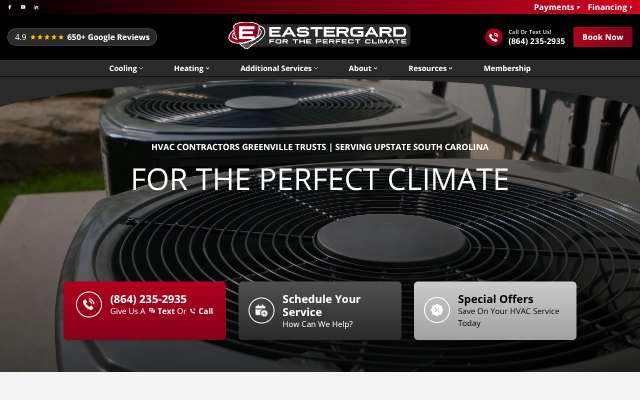 Eastergard's page as the assistant saw it