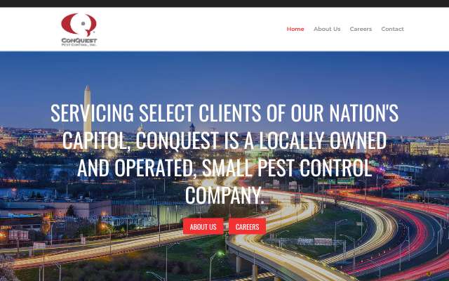 Conquest Pest Control Inc's page as the assistant saw it