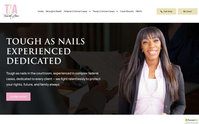 Temani Adams (Temani Adams, PLLC)'s page as the assistant saw it