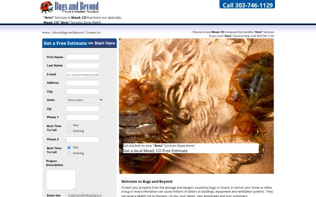 Page cited for Bugs and Beyond