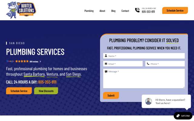 Page cited for Rooter Solutions