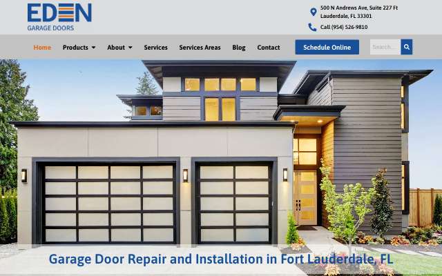 Page cited for Eden Garage Doors Repair