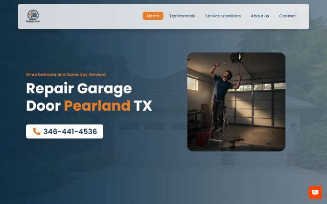 Page cited for Repair Garage Door Pearland TX