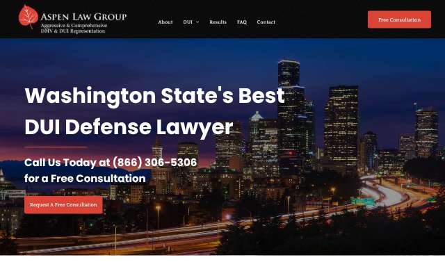 Aspen Law Group's page as the assistant saw it