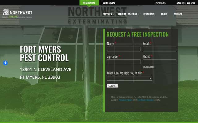 Page cited for Northwest Exterminating - Fort Myers