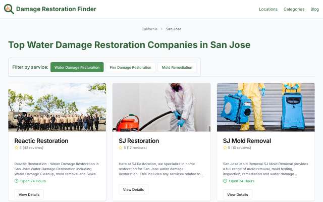 Page cited for The Water Damage Experts, Inc.