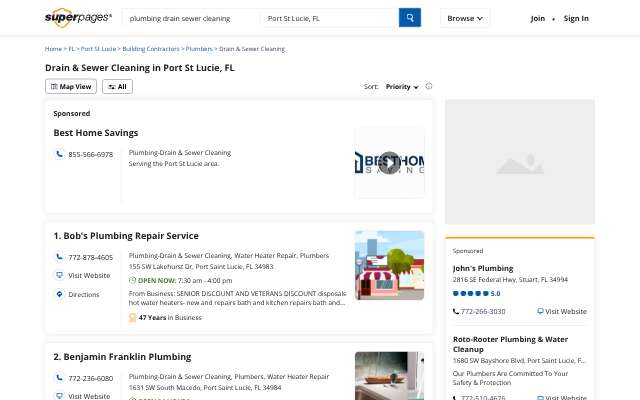 Page cited for Roto-Rooter Plumbing & Water Cleanup