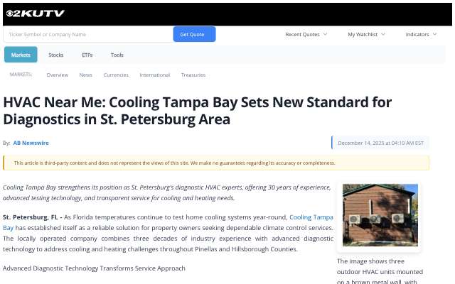 Cooling Tampa Bay's page as the assistant saw it