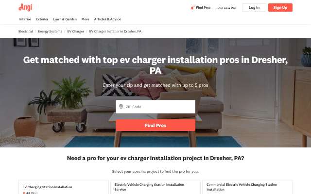 Brandon Electric, Inc.'s page as the assistant saw it