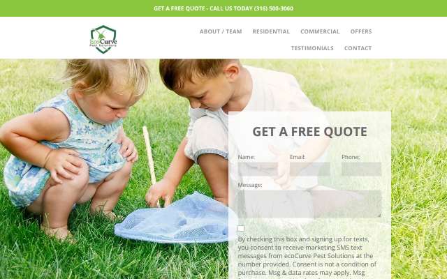 Eco Curve Pest Solutions's page as the assistant saw it