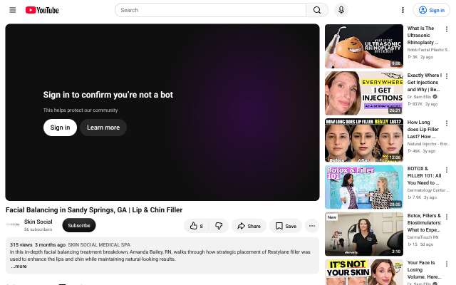 Page cited for Skin Social