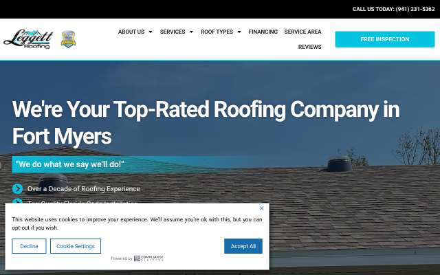 Page cited for Leggett Roofing