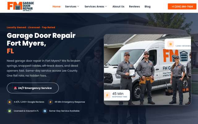 FM GD Repair's page as the assistant saw it