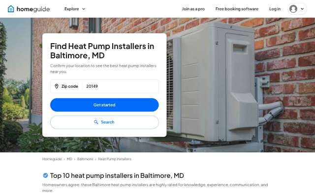 Ventura's HVAC LLC's page as the assistant saw it