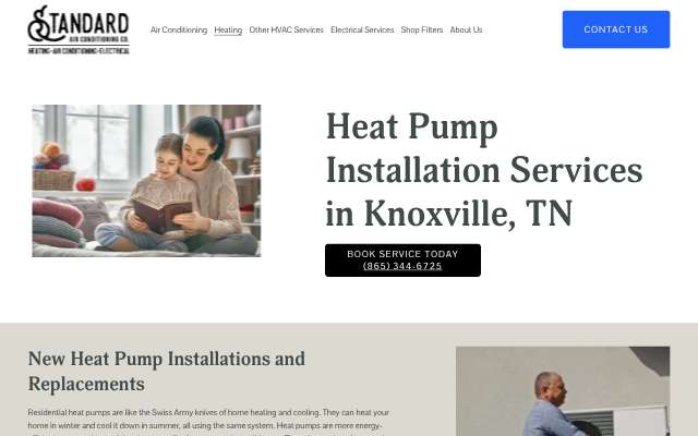 Standard Air Conditioning Co's page as the assistant saw it