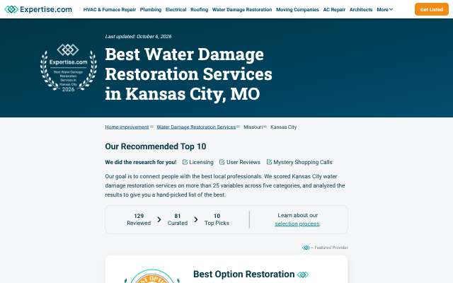 Page cited for ServiceMaster DSI