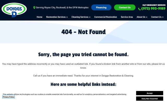 Doiggs's page as the assistant saw it