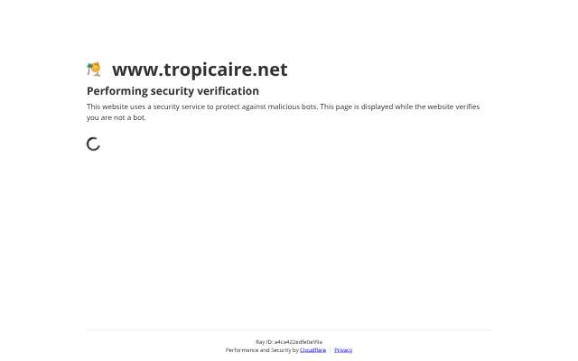 Tropic Aire Of North Florida's page as the assistant saw it