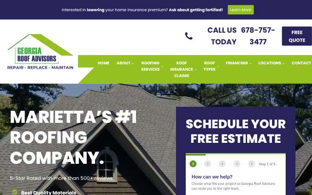 Page cited for Georgia Roof Advisors