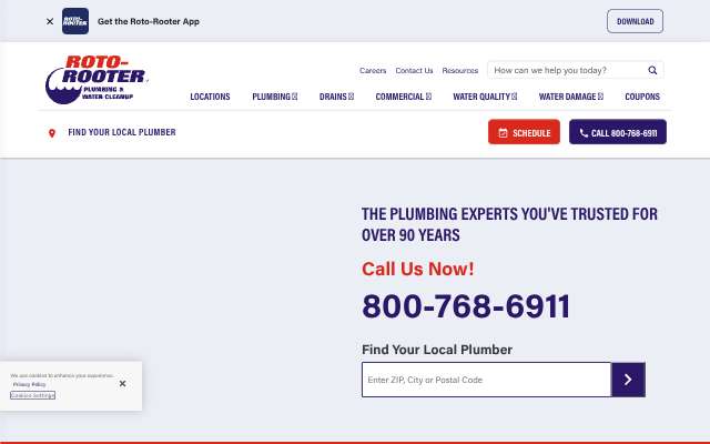 Roto-Rooter (Elk River, MN)'s page as the assistant saw it