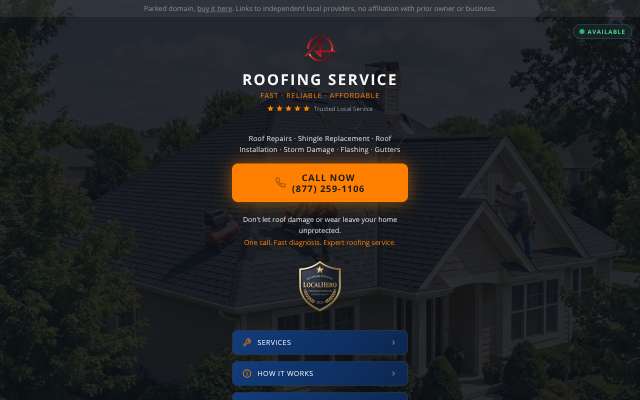 Page cited for Angel Roofing