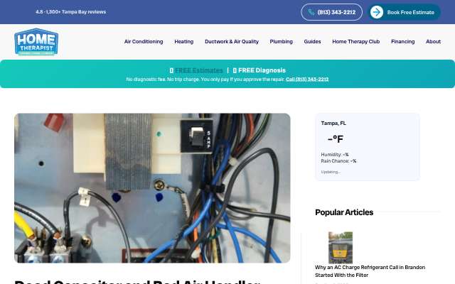 Page cited for Home Therapist Cooling, Heating & Plumbing