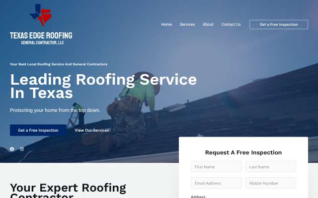 Page cited for Texas Edge Roofing and General Contractors