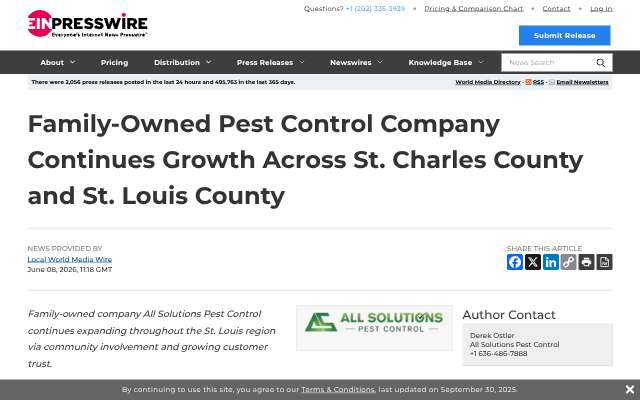 Page cited for All Solutions Pest Control