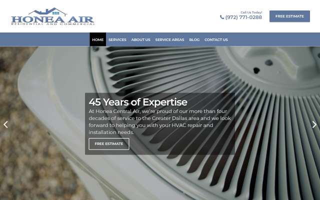 Honea Air's page as the assistant saw it