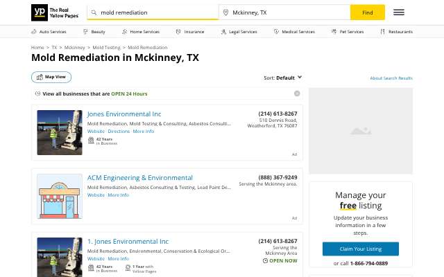 Page cited for SERVPRO of Northeast Collin County/Greenville