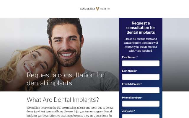 Vanderbilt Health Oral and Maxillofacial Surgery's page as the assistant saw it