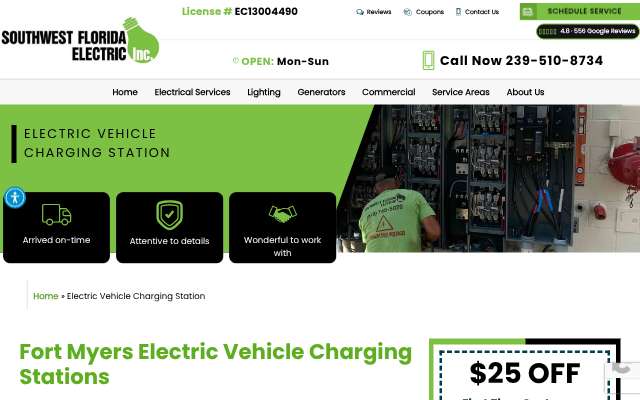 Page cited for Southwest Florida Electric Inc