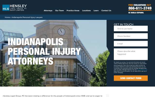 Page cited for Hensley Legal Group