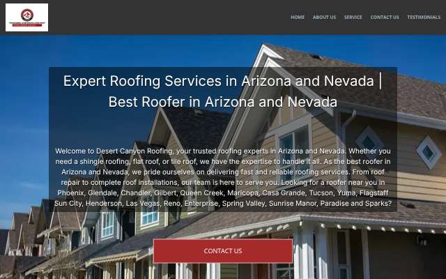 Page cited for Desert Canyon Roofing LLC