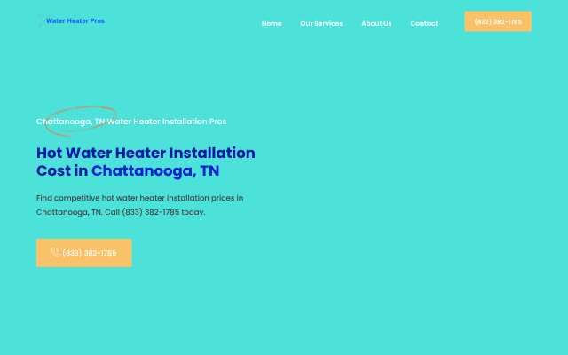 Chattanooga Water Heater Cost Guide's page as the assistant saw it