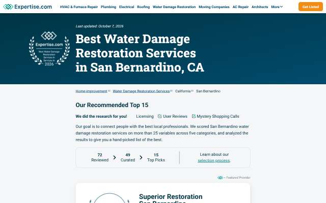 Elevated Restorations's page as the assistant saw it