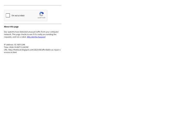 Standard Heating, Cooling & Plumbing's page as the assistant saw it