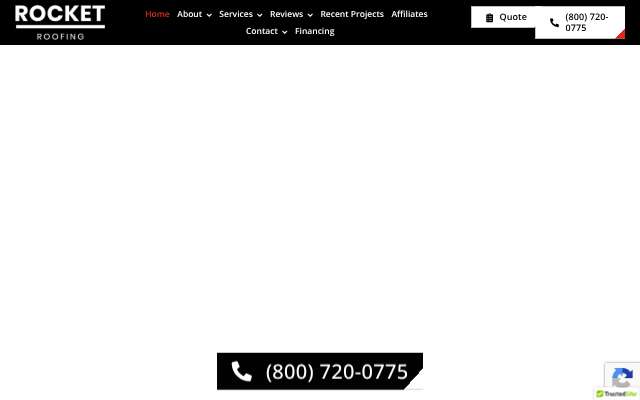 Page cited for Rocket Roofing